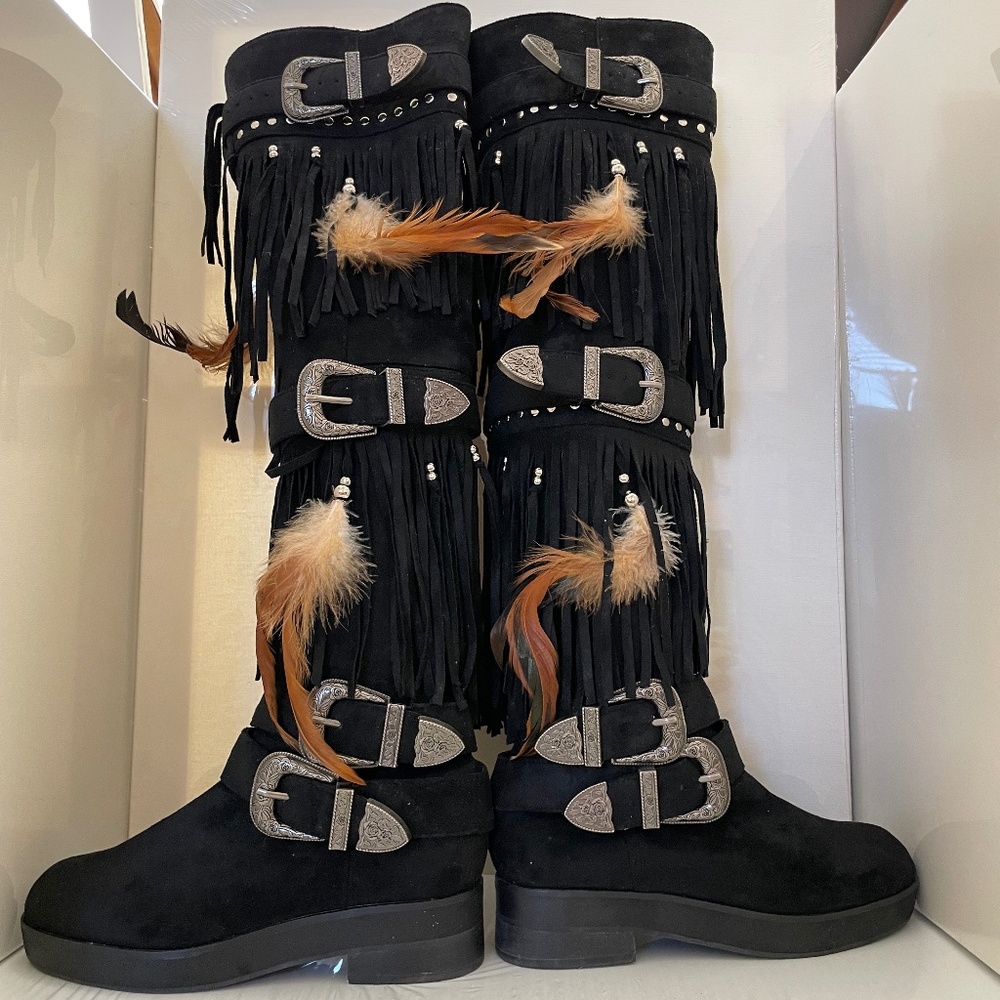 Knee high boots